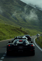 Koenigsegg in the mountains
